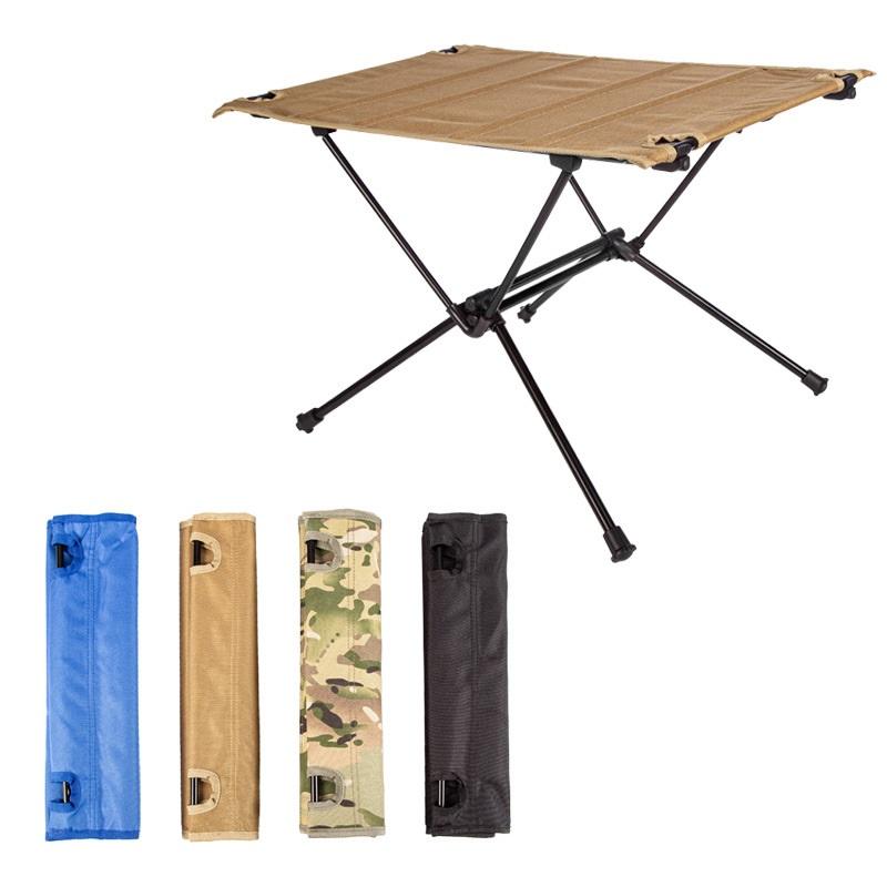 Tragbarer Klapptisch aus Stoff, leicht zu tragen, BBQ-Campingtisch 60x40cm
