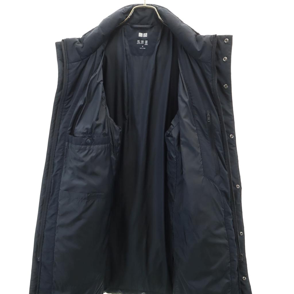UNIQLO seamless down coat M Navy Men's Used