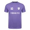 Turkey Footballer T Shirt Summer Cool Unisex Cotton Short Sleeve Turkey Tshirts Gift Unisex Tee Tops OT018