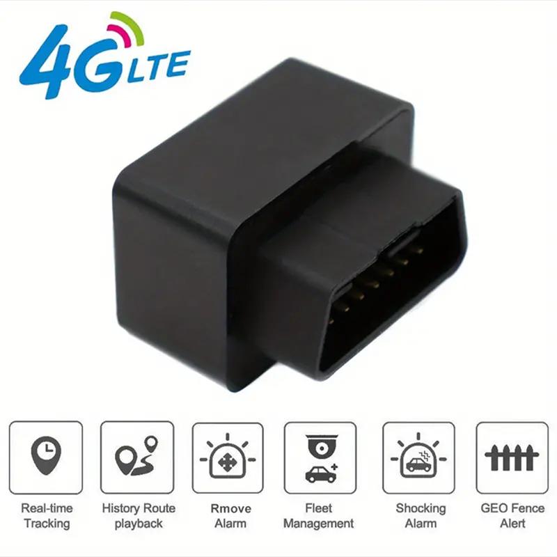 4G Car OBD GPS Locator Car Truck Auto OBD GPS Tracker Anti-Theft Alarm GPS Tracking Device SMS Call Geofence Locator