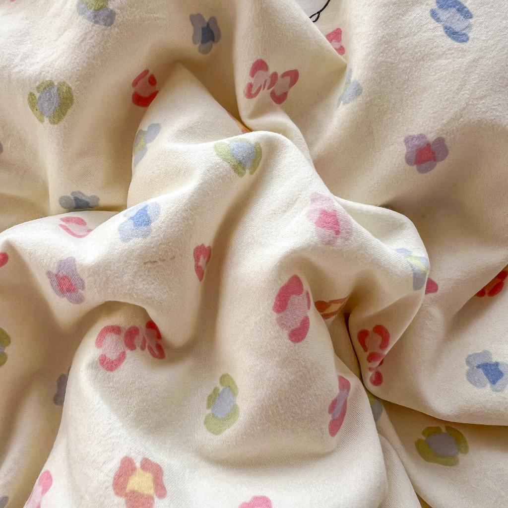 Cute Cartoon Print 1 Piece Duvet Cover, Washed Microfiber Ultra-Soft Breathable Comforter Cover, Reversible Wrinkle Resistant