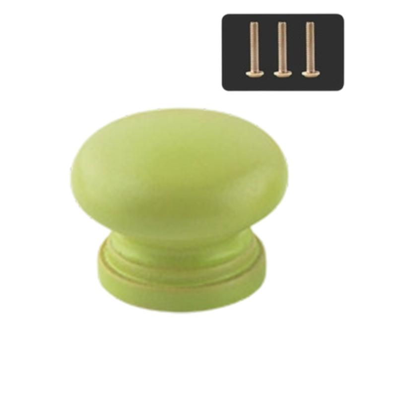 Lovely Wood Handle Wardrobes Handle Hardware Drawer Knobs Children Room Furniture Accessories Door Pulls