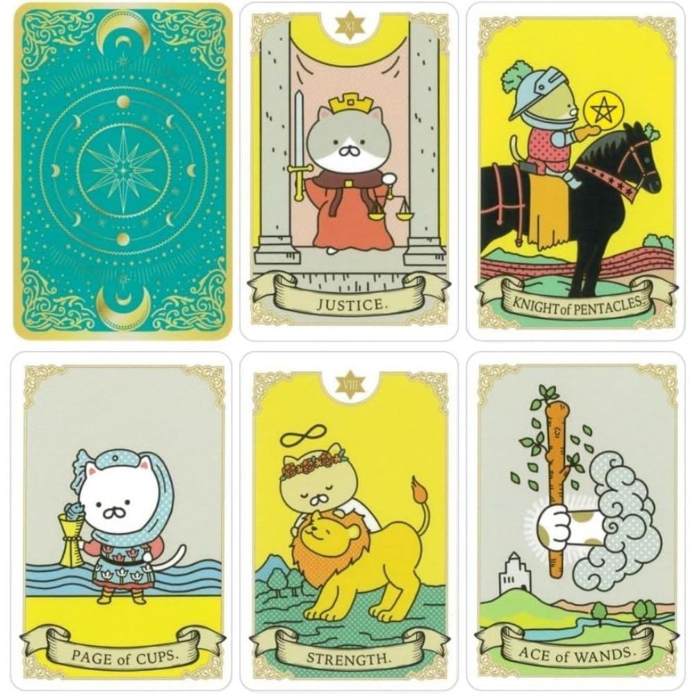 Kawaii Cat Tarot – Süßes Tarotdeck Nur Mit 22 Hauptkarten & Online-Guide Für Einsteiger