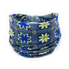 Vintage Boho Flower Print Headbands Women Wide Twist Knotted Elastic Hair Bands for Date Night Casual Outings