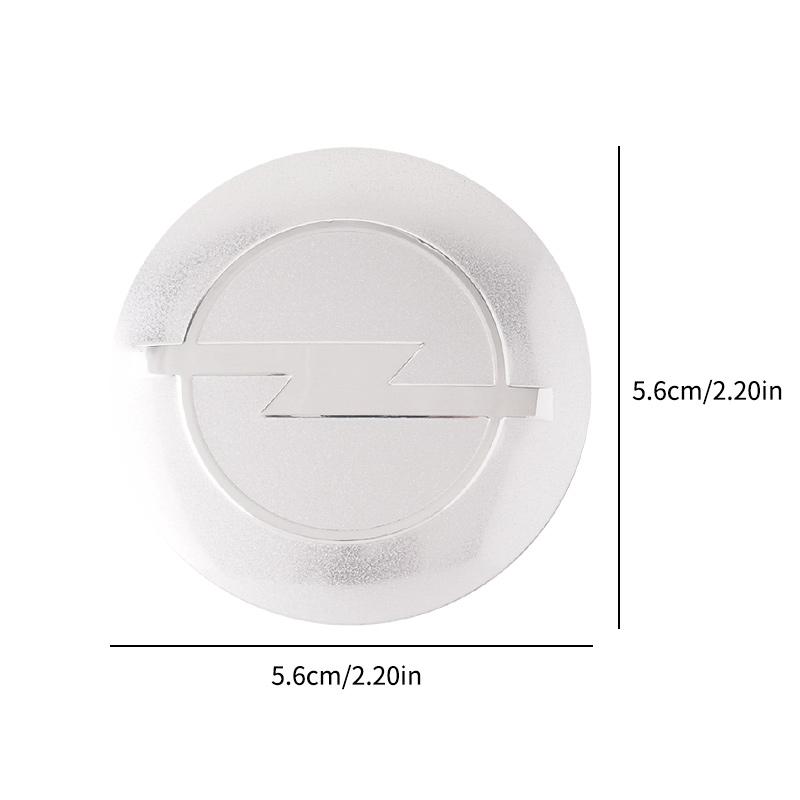 4 ks 56mm Dekorativní nálepky emblémů středových krytek kol automobilu Pro Opel Astra H G J Insignia Mokka Zafira Corsa Vectra C D Antara