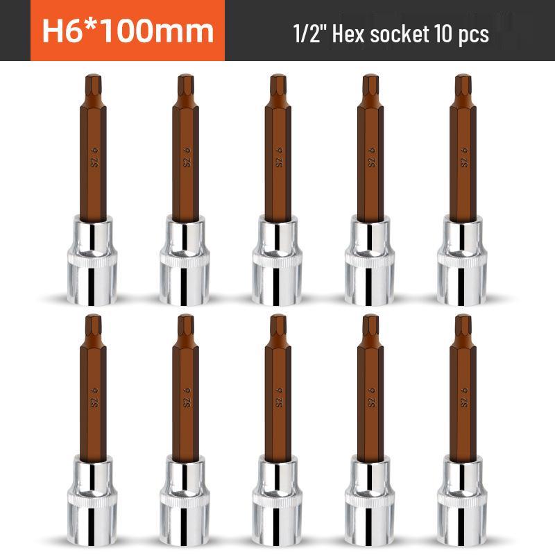 1/2" Electric Hex Socket Wrench and Screwdriver Bit Set