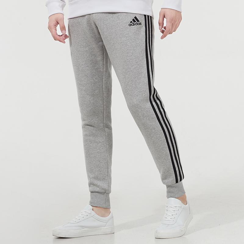 Adidas Side Stripe Casual Long Pants Men Bottoms Grey GM1091