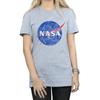 NASA Damen/Damen Klassisches Insignia Logo Boyfriend T-Shirt