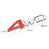 Car 4X4 large displacement standard digital 4wd tail standard 3D stereo four-wheel drive metal car sticker letter sticker v6V8 car logo