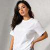 Unisex Heartbeat Line Print Tshirt Simple Love Heart Graphic Casual Short Sleeve Round Neck Minimalist Tee Top Black White