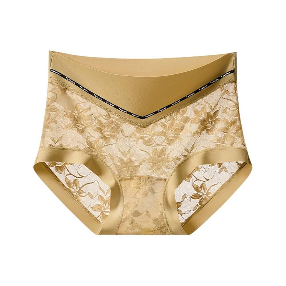 High Waist Thin Lace Panties Shapewear Slimming Shapers Floral Briefs Butt Lifter Underpants Girls