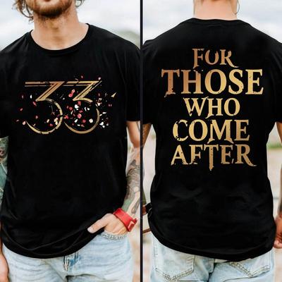 T-Shirt Clair Obscur Expedition 33 – Oro Usurato 33 Petalo Rosso T-shirt per Gamer