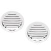 2PCS Boat Round Louver Vent 316 Stainless Steel Marine Ventilation Cover for Ships Yachts RVs