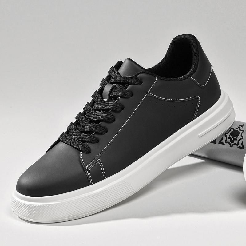 Fashion New Classic Solid-Color Men's Casual Sports Shoe Breathable Round Toe Lace-Up Walking Shoe Comfortable And Anti -Slip Flat Shoes