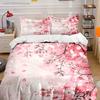 Cherry Blossom Three-Piece Set Multiple Sizes Kid's And Adults' Bedroom Exquisite 3PC Bedding Set, Gift