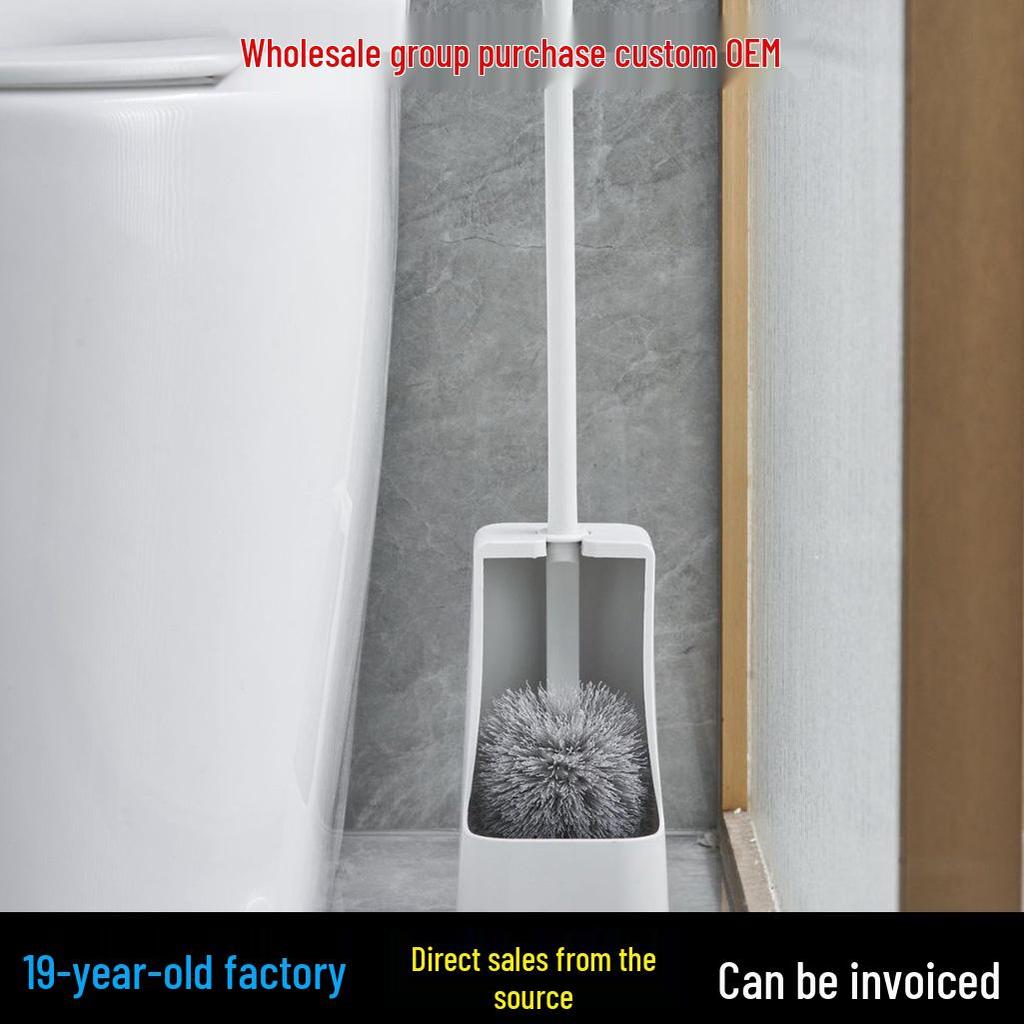 Japanese Style Long Handle Toilet Brush Set for Seamless Cleaning