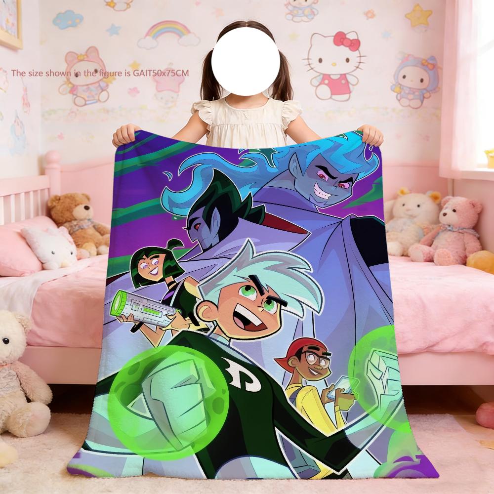 Blanket For Soft Cartoon Throw Blanket for Picnic Bed P-Phantom Sofa Home Bedroom Cozy Warm D-Danny Comfortable 75x90cm