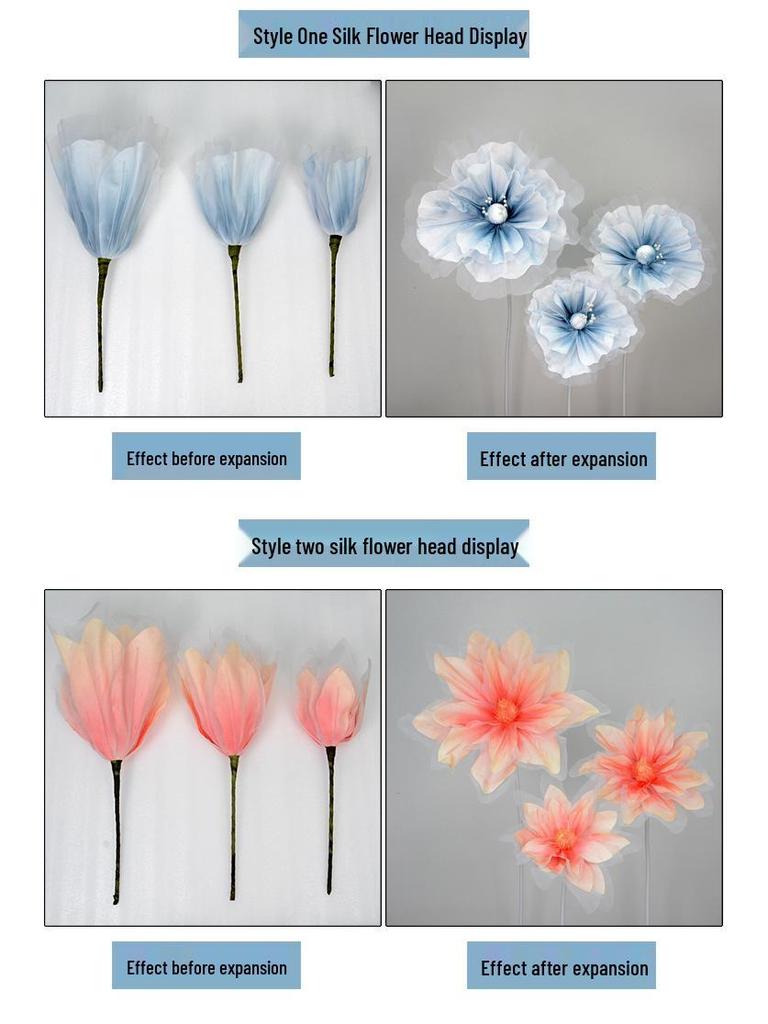 Silk Flower Wedding Aisle Decorations & Display Props