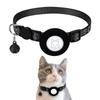 Locator Cat Collar Prevent Lost Reflective GPS Cat Collar with Safety Buckle and Bell for Small Pet