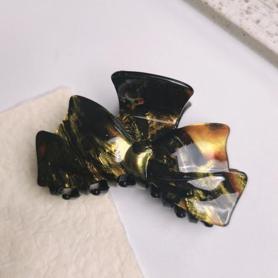 Hair Claw for Women Bowknot Shape Hair Clip Anti-slip Teeth Shark Hair Claw