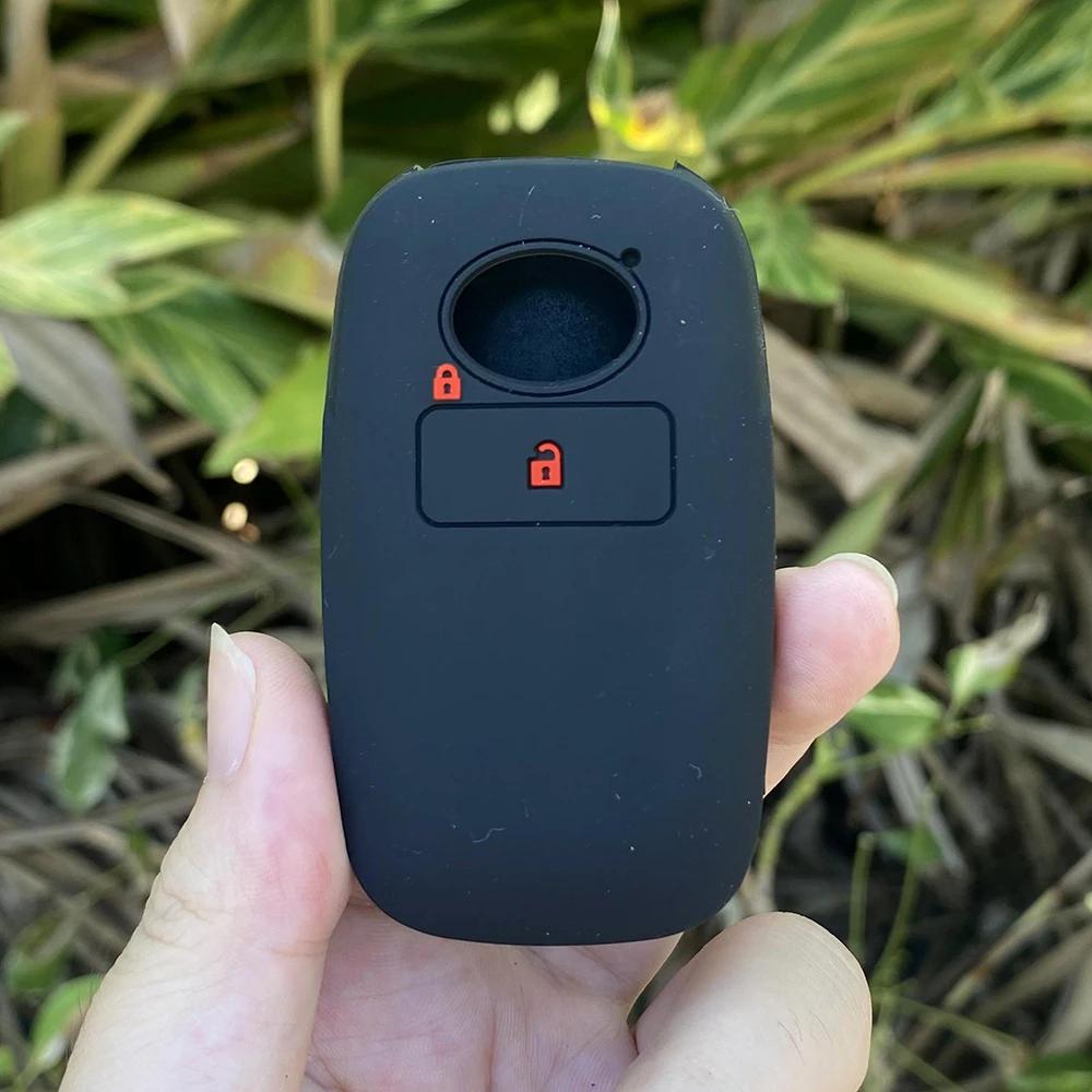 Silicone Car Key Cover Case Shell for Toyota RAIZE for Daihatsu Rocky 2 Buttons Key Cover Case Car Accessories