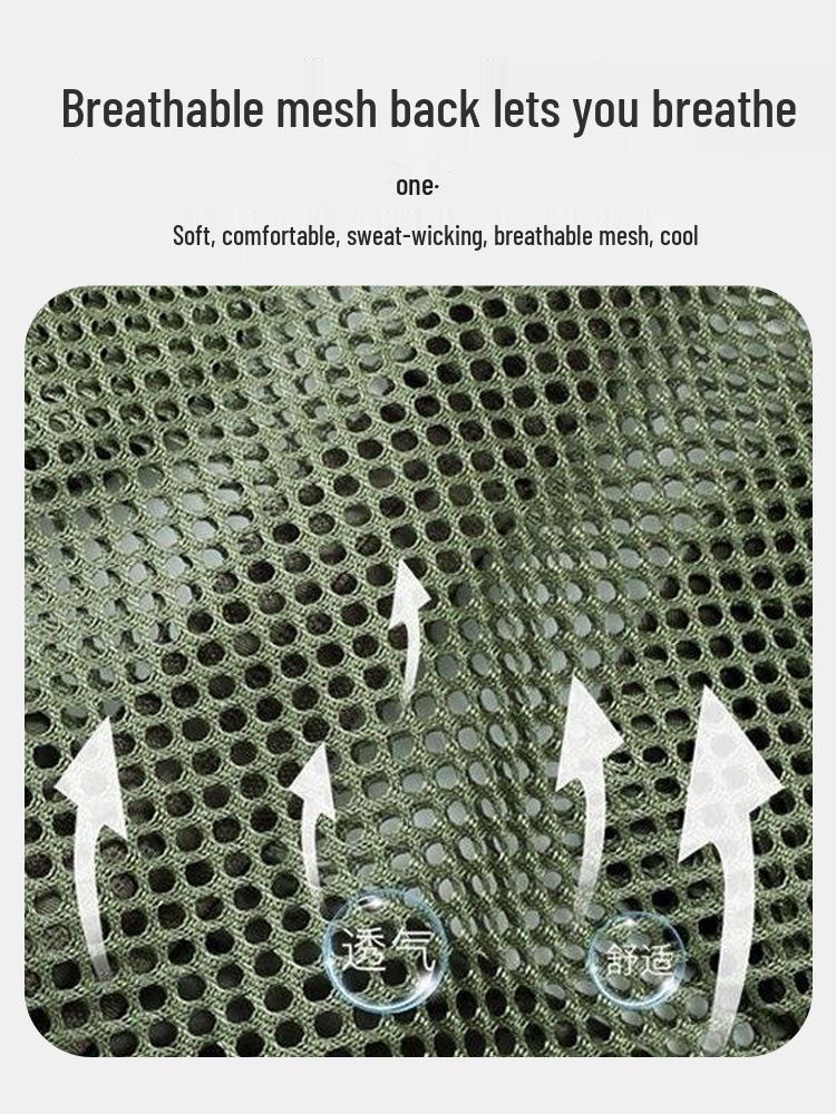Chaleco de Malla Camuflado de Verano para Hombre con Múltiples Bolsillos Transpirable para Fotografía y Pesca