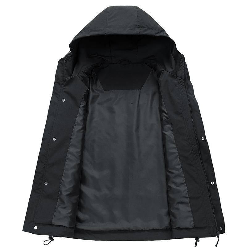 Spring and Autumn Splicing Color Windproof Charge Jacket Loose Casual Jacket