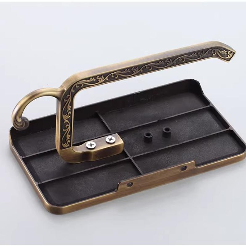 Vintage Classic Wall Mounted Toilet Paper Holder Antique Brass Roll Tissue Box Bathroom Accessories Napkin Holder