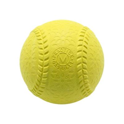 Naigai Soft Baseball Practice Balls, Size M, Yellow, 1 Dozen (12 Balls)