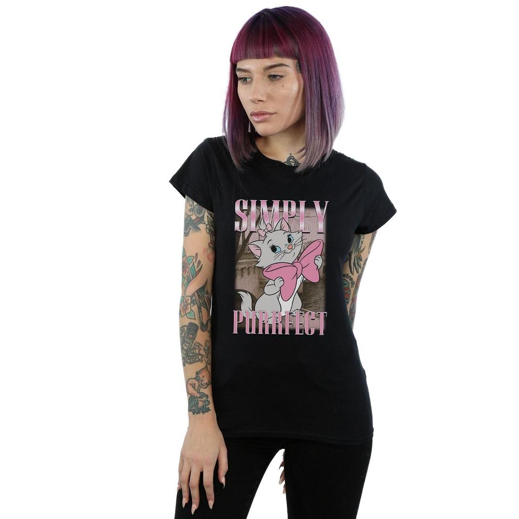Disney Womens/Ladies Aristocats Marie Simply Purrfect Homage Cotton T-Shirt
