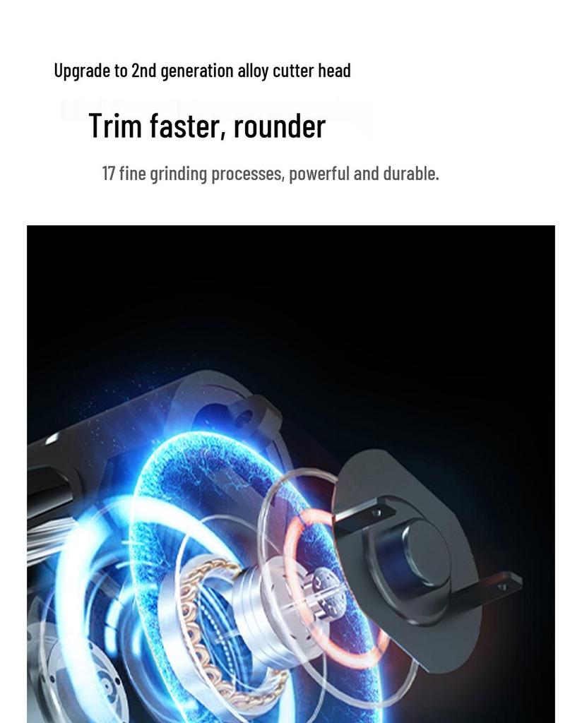 Seemagic Automatischer elektrischer Nagelknipser: Tragbarer Trimmer für Nägel von Senioren & Babys