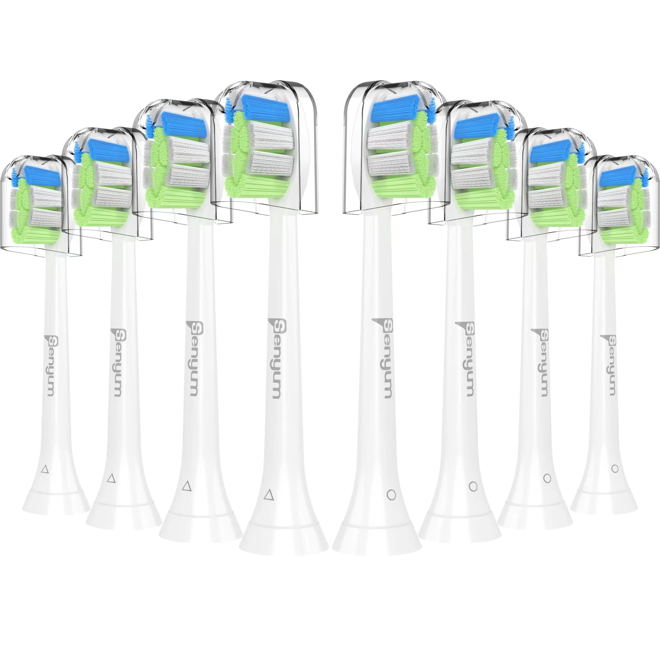 

Электрическая зубная щетка Evolution Senyum Замена Совместима с Philips Sonicare DiamondClean Замена Легкая установка Белая [Последняя модель] белый