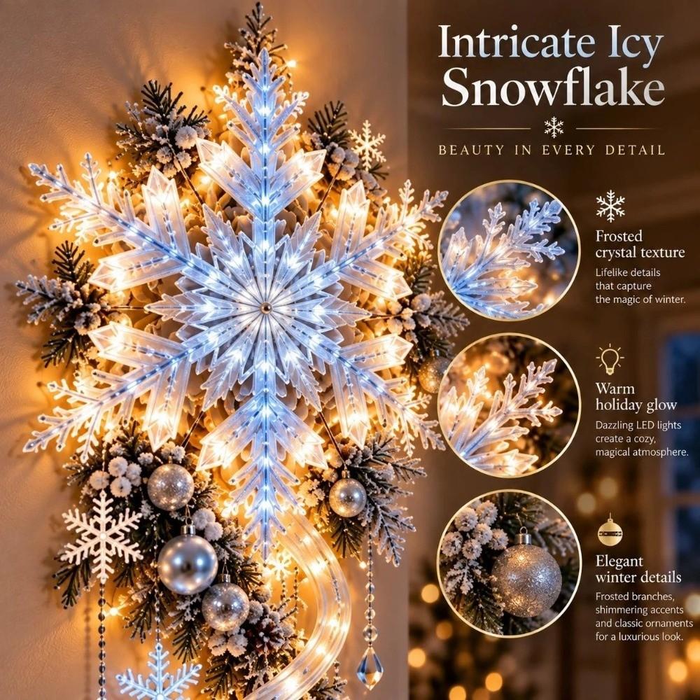 Lightweight Christmas Wall Hanging Light LED Lighted Holiday Window Decorative Light Decoration