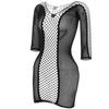 White Sex Dress Erotic Costumes Sexy Mesh Babydoll Hollow Out Body Bodysuits Sexi Lenceria Mujer Sleepwear Hot Erotic Lingerie