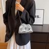 2025 Lux Pleated Cloud Chain Shoulder/Crossbody Bag - Elegant Women's Fashion Accessory