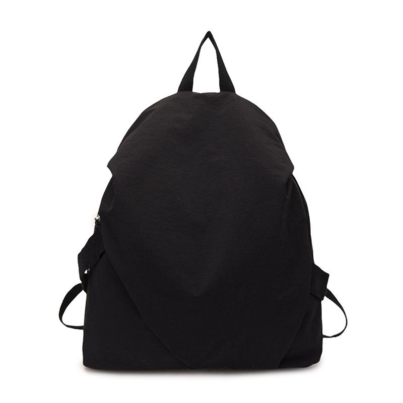 

Модный Повседневный Простой и Вместительный Рюкзак для Женщин Персонализированный Рюкзак чёрный