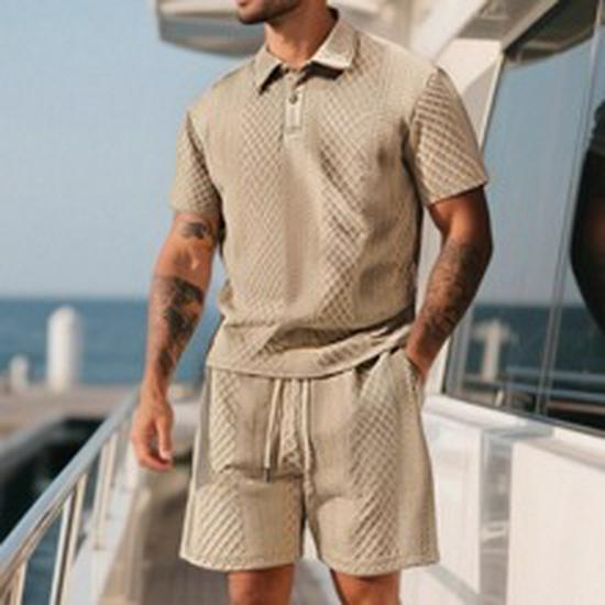 2024 Herren Europäische Größe Kapuzenpullover mit Karo-Jacquard