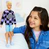 Barbie Ken Fashionista Purple Check  As Seen In the Movie "Barbie" [Dress-up Doll] [Ages 3 and Up] HBV25