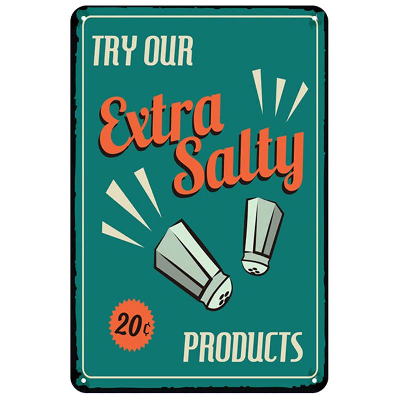 Fruit Bakery Dessert Metal Tin Signs Sweet Plaque Kitchen Wall Art Iron Painting Pub Plaque Club Bar Restaurant Decor Plate