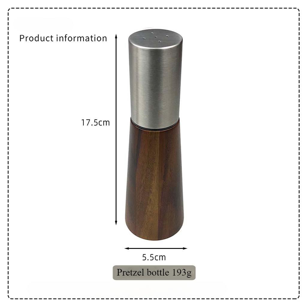 

Измельчитель из акацииРучная мельница для перцаМногофункциональная бутылка для ароматизаторовКухонные принадлежности pretzel bottle коричневый