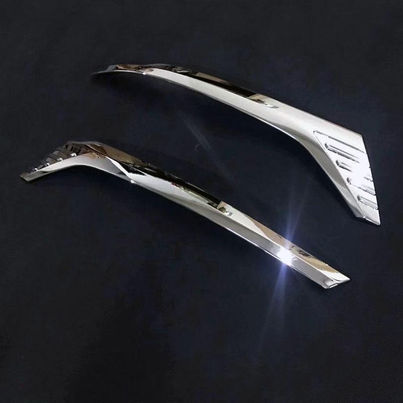Car Styling Head Light Front Lamp Eyebrow Eyelid Cover Strip Trim Decor Sticker For Toyota Voxy Noah R80 2017 2018