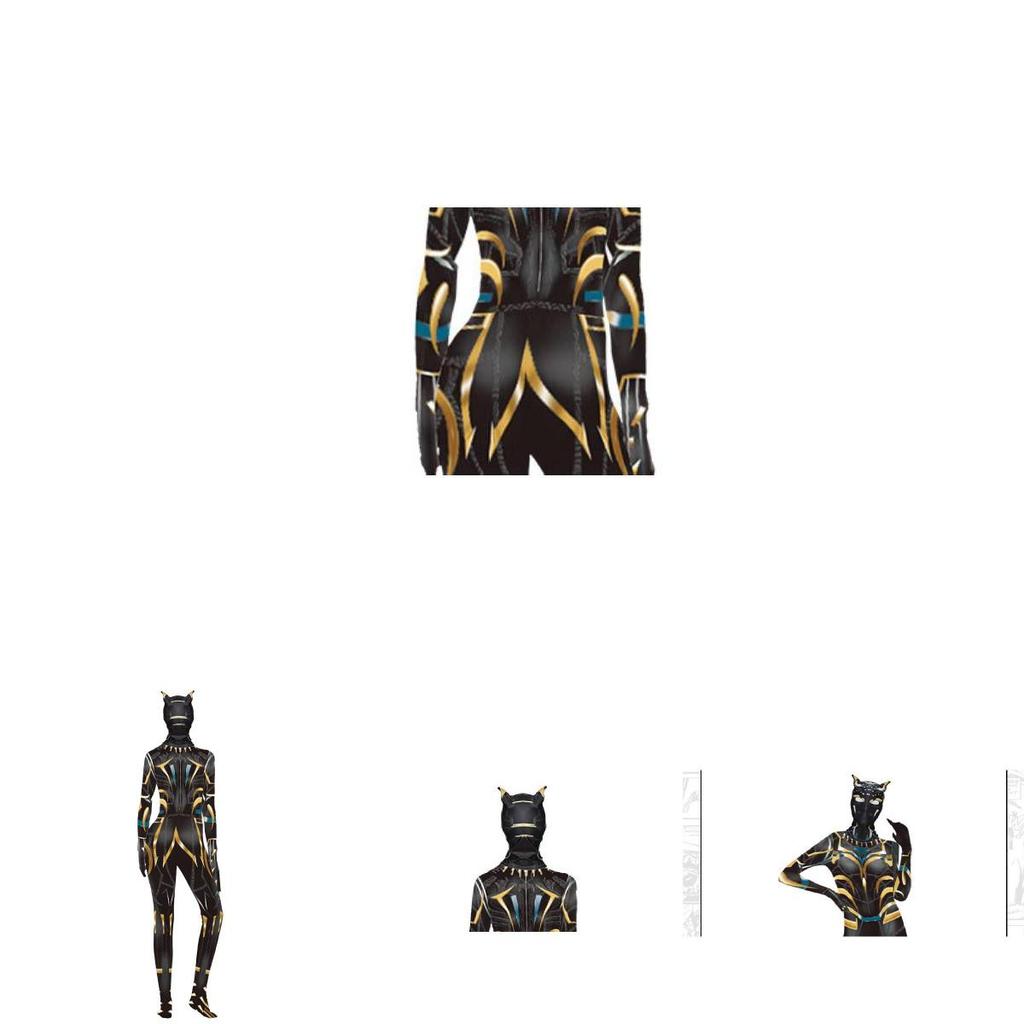 Black Pantherwakanda Forever Letitia Wright Women's Elastic Bodysuit Headwear Cospaly
