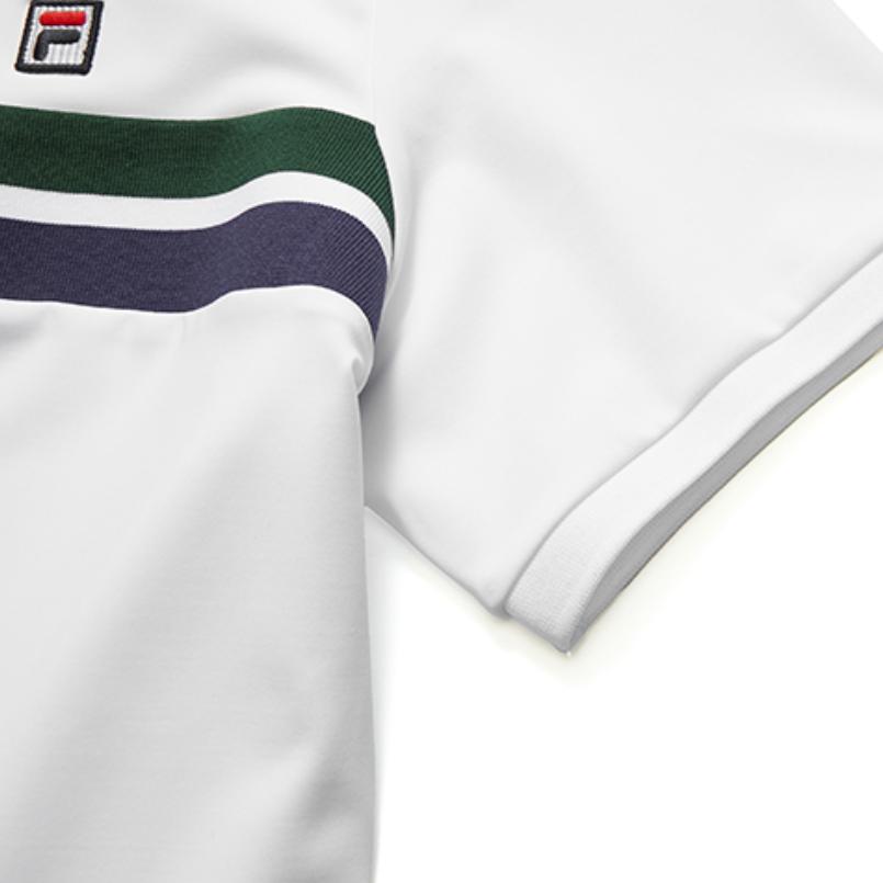 New FILA Athletics Short Sleeved Dress Women's Jade White A11W133302F-WT