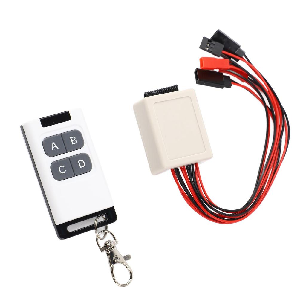 RC Model Car Winch Controller Universal Climbing Car 4 Channel Winch Light Remote Control Controller