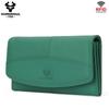 Humerpaul Damen-Geldbörsen, RFID-blockierend, echtes Leder, großes Fassungsvermögen, Kartenhalter, luxuriöse Designer-Damen-Langbrieftasche