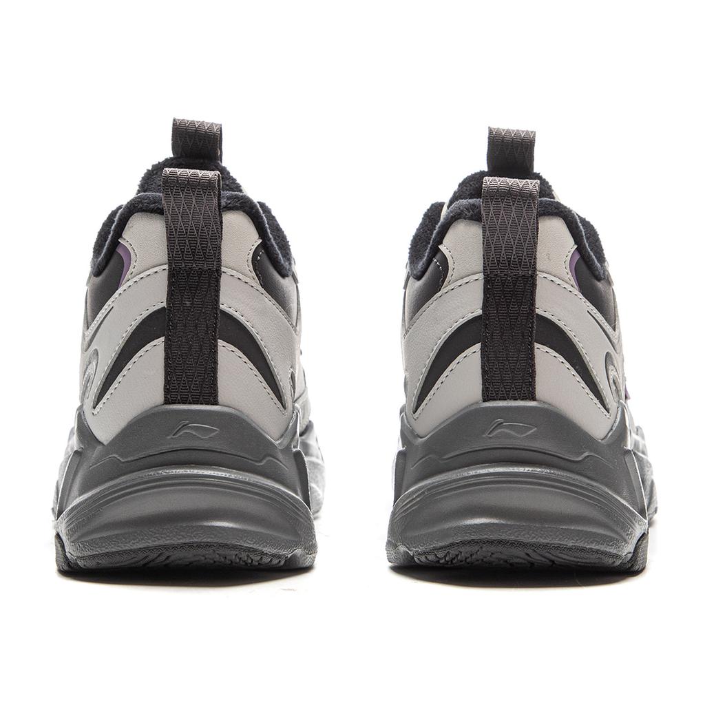 Li Ning LN DEFENDER Cushioning Slip Resistant Abrasion Resistant Height Increasing Mid top Casual Shoes Women's AGCV396-3
