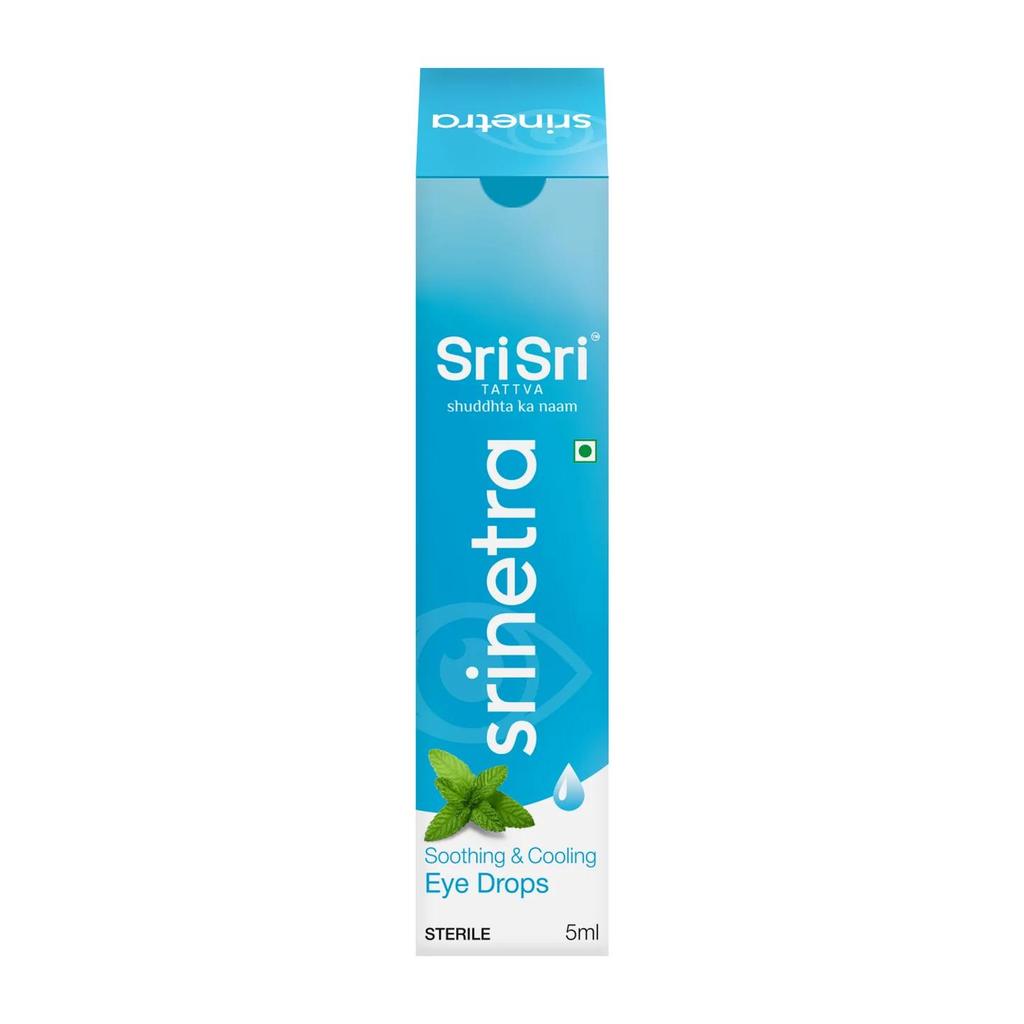Srinetra Eye Drops - Soothing & Cooling | Protects Eyes From Dust, Pollution & Dirt | 5 Ml