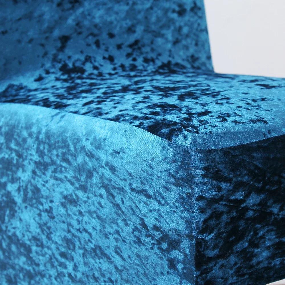 1/2/4/6pc Shiny Chair Cover Velvet XL Large Big Size Chair Cover Home Dining Table Seat Chair Covers Restaurant Hotel Banquet