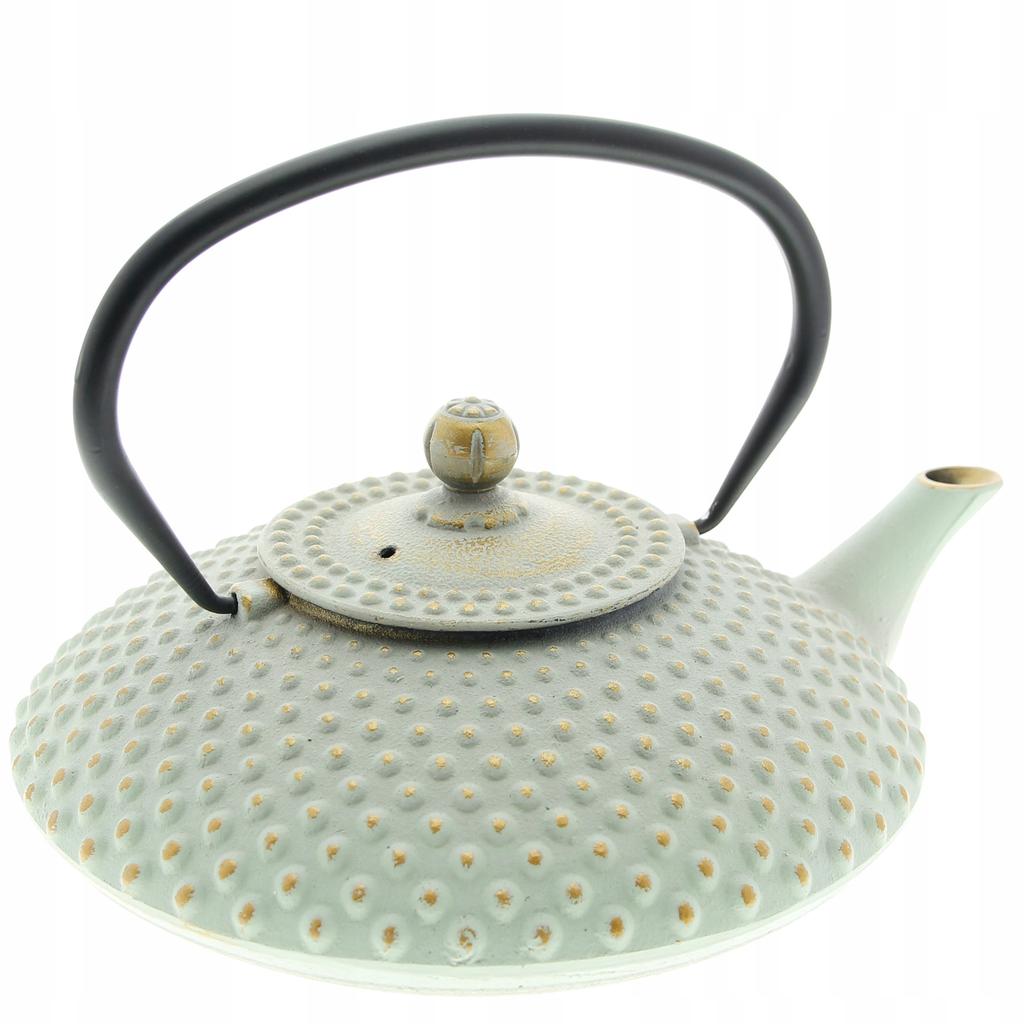 Cast Iron Kettle 1.25L Infuser With Strainer For Brewing Tea And Herbs