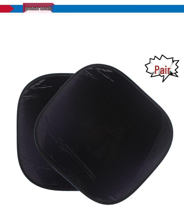 

Car Sunshade Electrostatic Film: Heat Insulation Sun Block for Interior Windows (Pair)